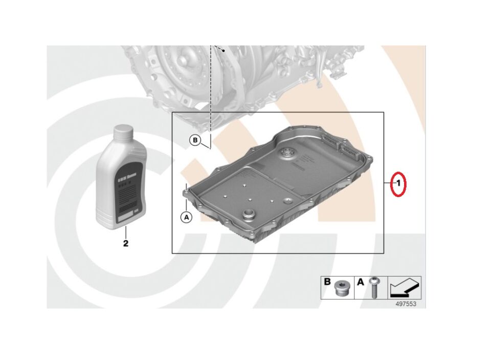 BMW 3-5 SERİSİ ŞANZUMAN FİLİTRESİ YAĞ KARTERİ FLİTRELİ F10.F20.F30.G20 ZF