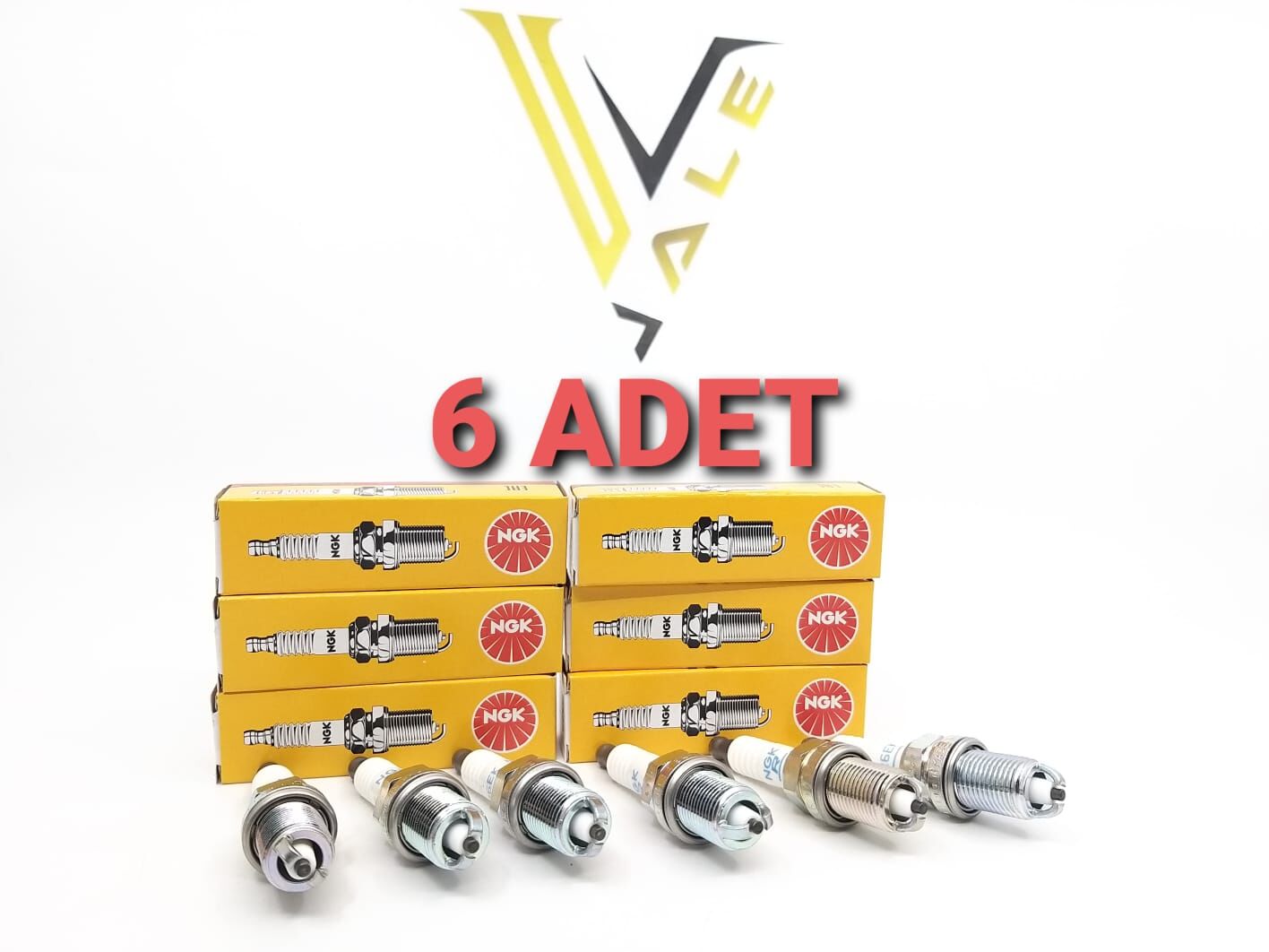 BMW 3 - 5 SERİSİ ATEŞLEME BUJİSİ 2288 6 ADET E30.E36.E39.M40.M43.M50.M52 6 LI NGK