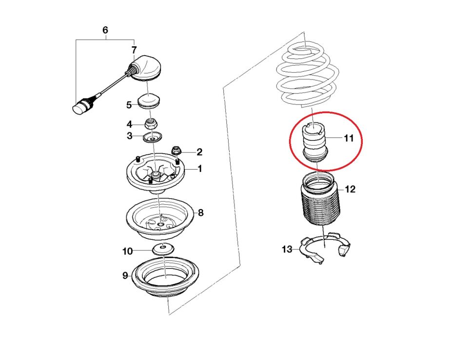 BMW 3-5 SERİSİ ÖN AMORTİSÖR TOZ SÜNGERİ E36.E34.E38.E39.E65.E60.E46 2 Lİ YAN SANAYİ