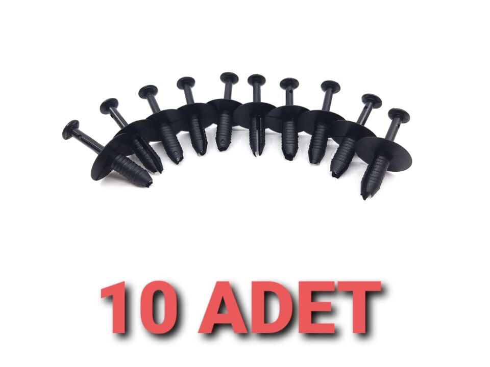 BMW 3-5 SERİSİ TAMPON KLİPSİ E36.E46.E39.F10.F30.E38 10 LU YAN SANAYİ