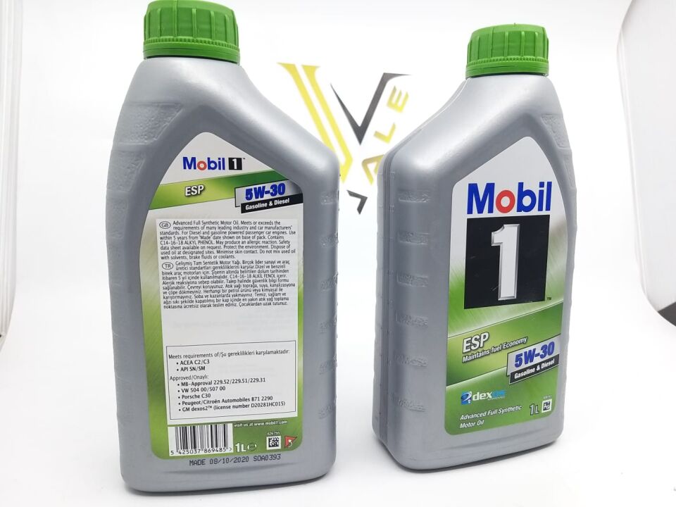 BMW MOTOR YAĞI ESP 5W/30 1 LİTRE TÜM ARAÇLAR 2 Lİ MOBİL