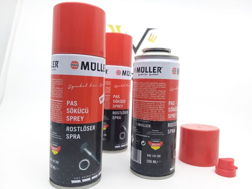 BMW PAS SÖKÜCÜ SPREY 200 ML TÜM ARAÇLAR 3 LÜ MÜLLER