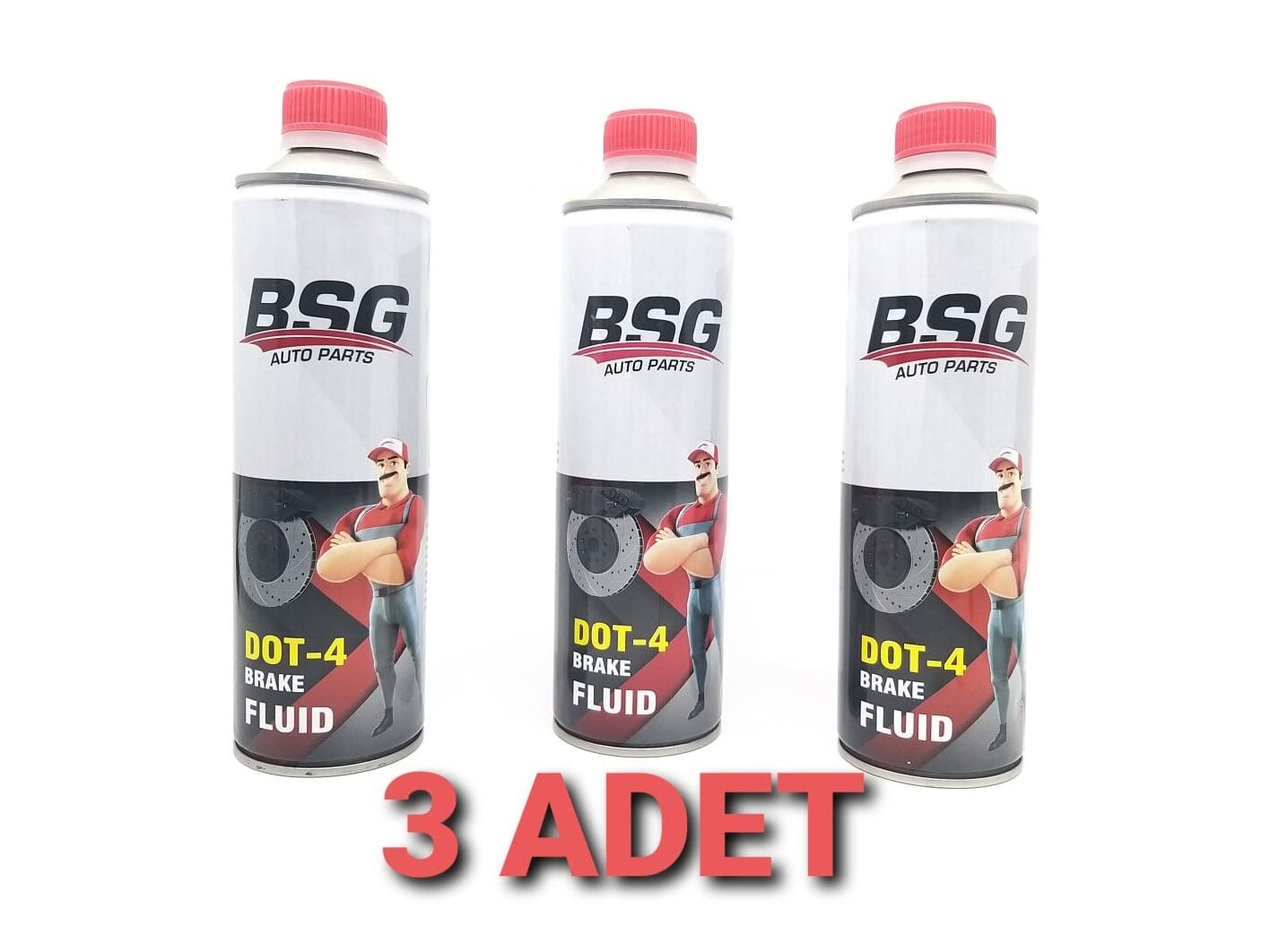 TÜM ARAÇLAR FREN HİDROLİK YAĞI DOT4 TÜM MODELLER 3 LÜ BSG