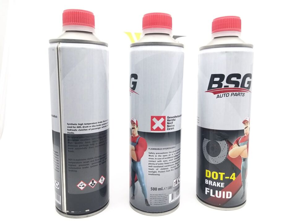 TÜM ARAÇLAR FREN HİDROLİK YAĞI DOT4 TÜM MODELLER 3 LÜ BSG