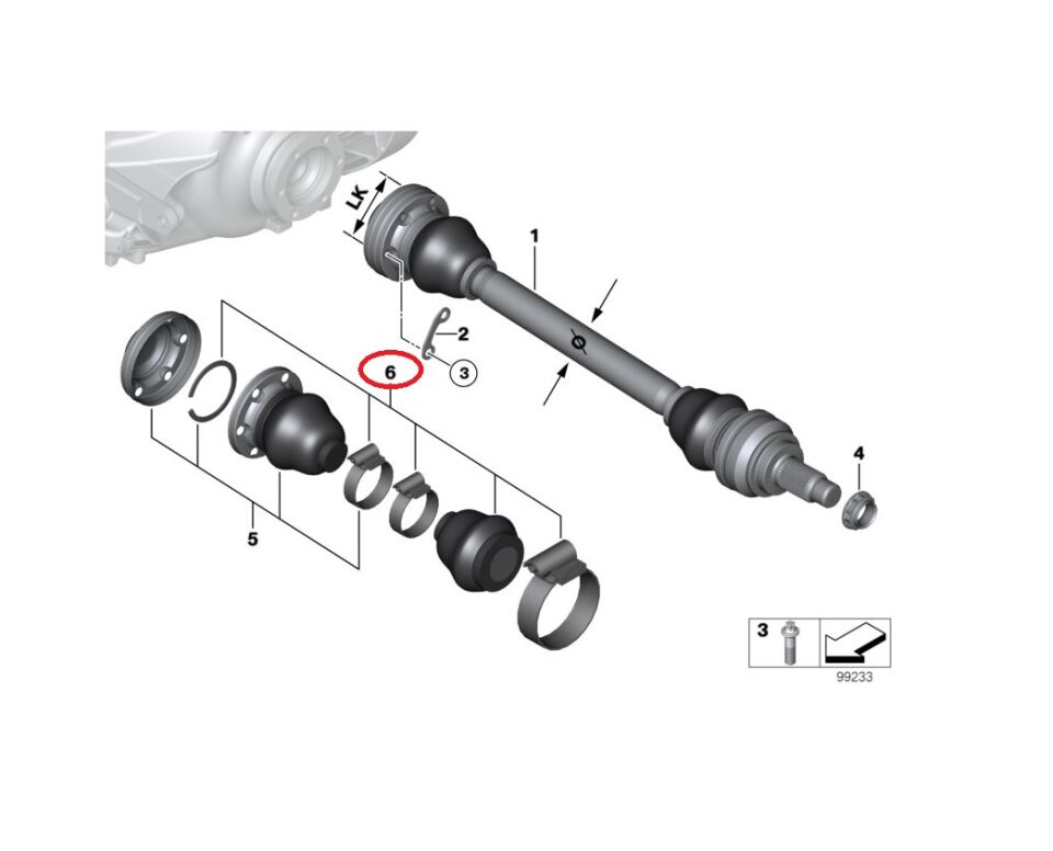 BMW 3 SERİSİ AKS KÖRÜĞÜ DIŞ E36 2 Lİ YAN SANAYİ