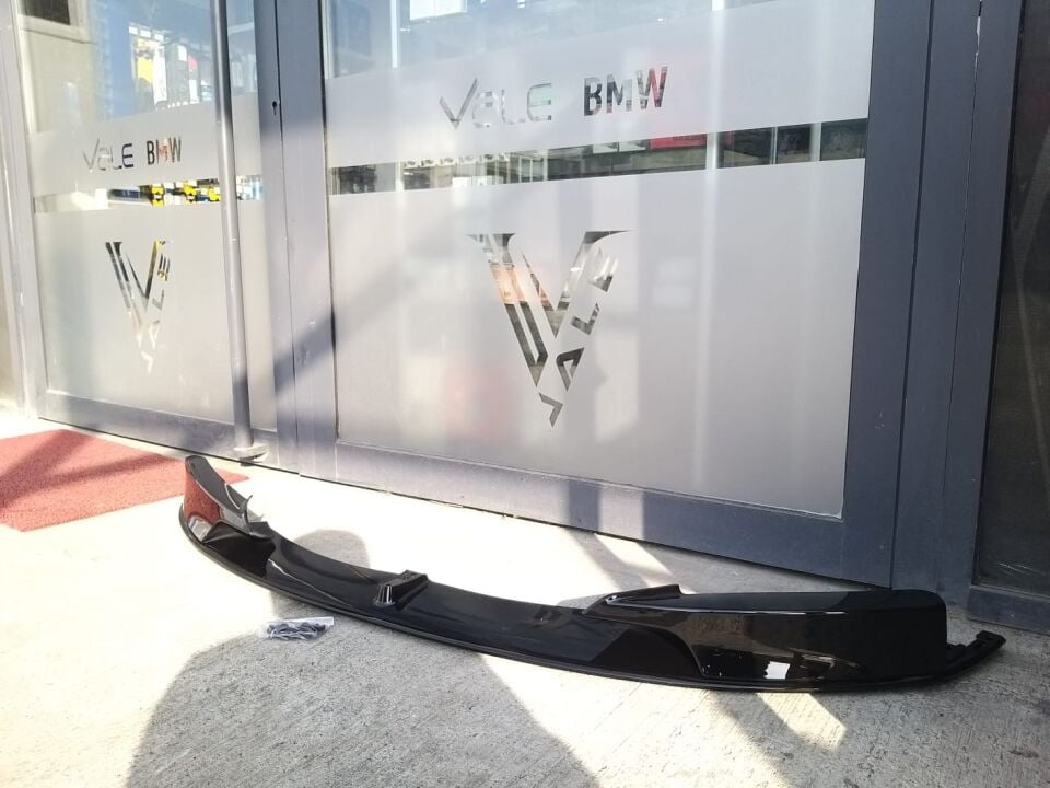 BMW 3 SERİSİ ÖN TAMPON SPOYLERİ - M - LİP TAİWAN - PARLAK SİYAH F30 YAN SANAYİ