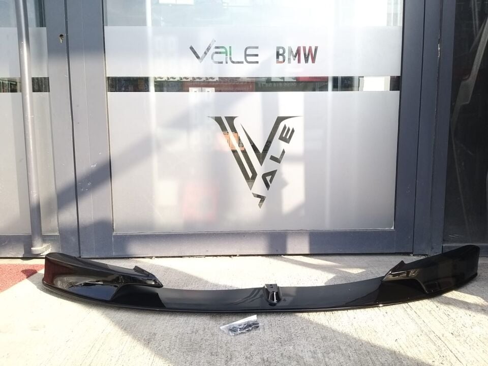 BMW 3 SERİSİ ÖN TAMPON SPOYLERİ - M - LİP TAİWAN - PARLAK SİYAH F30 YAN SANAYİ