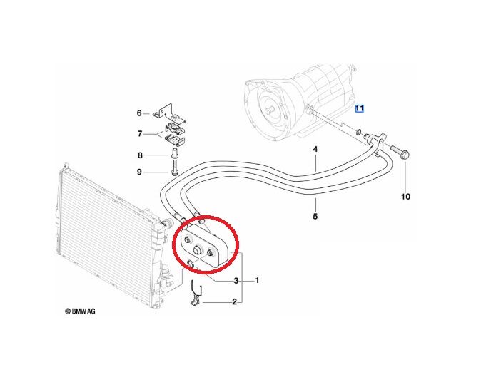 BMW 3 SERİSİ YAĞ SOĞUTMA RADYATÖRÜ E46 BEHR