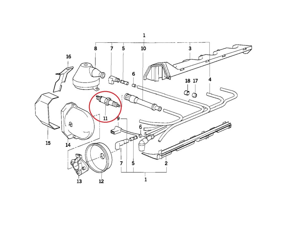 BMW 3 - 5 SERİSİ ATEŞLEME BUJİSİ E30.E32.E34.M40.M70 4 LÜ BOSCH
