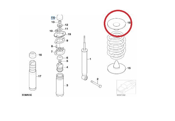 BMW 3 SERİSİ HELEZON ÜST LASTİĞİ E46.E36.E30.Z3 2 Lİ YAN SANAYİSİ