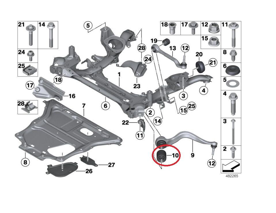 BMW 3 SERİSİ SALINCAK TAKOZU XD F30.XD LEMFÖRDER