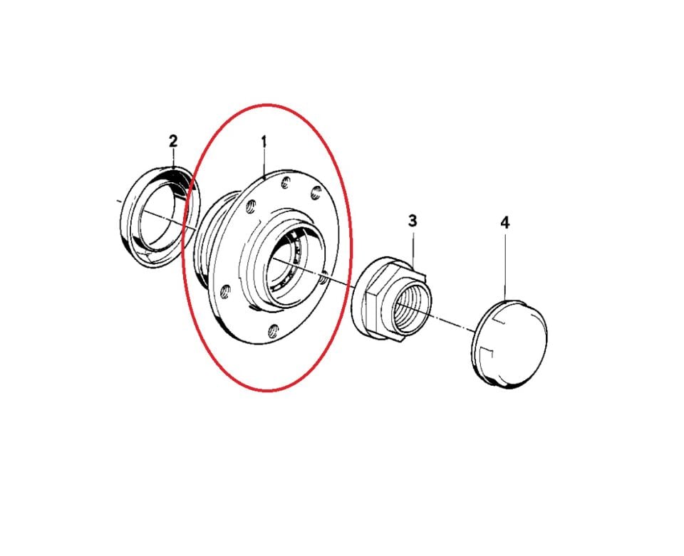 BMW 3 SERİSİ ÖN PORYA BİLYASI E30.ABS'Lİ 2 Lİ YAN SANAYİ