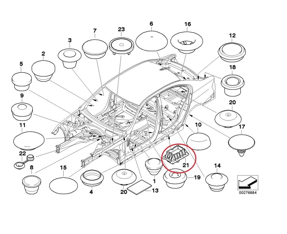 BMW 3-5 SERİSİ LİFT TAKOZU E87.E90.F10 YAN SANAYİ