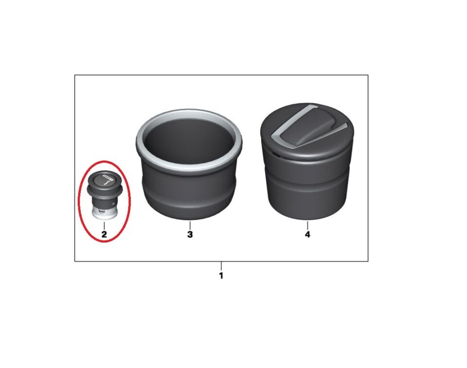 BMW 1-3-5 SERİSİ ÇAKMAK İÇİ E46.E90.F20.F30.F10.E60.E39 ORJ