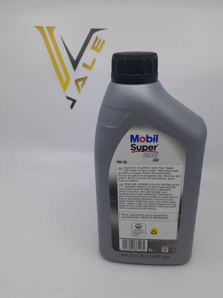 YAĞ MOTOR YAĞI SUPER 2000 5W30 1 LİTRE BÜTÜN ARAÇLAR MOBİL