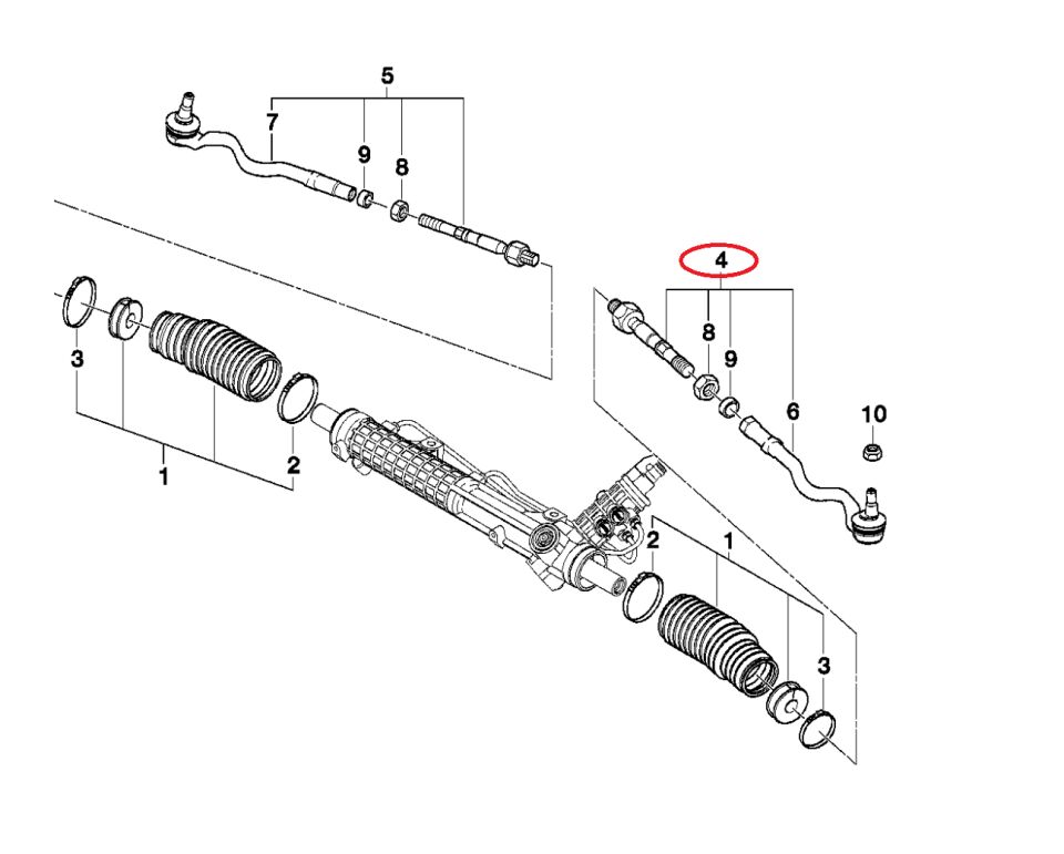 BMW 3 SERİSİ ROT KOLU SAĞ SOL E46 2 Lİ YAN SANAYİ