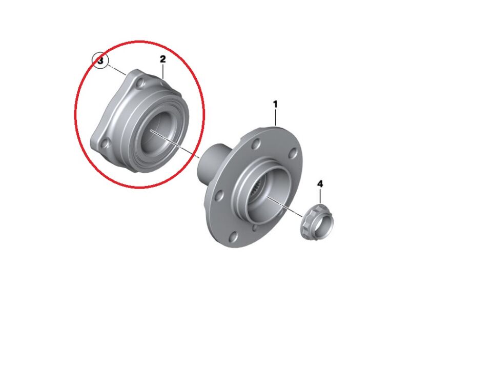BMW 5 SERİSİ ARKA AKS BİLYASI E39.E60 2 Lİ YAN SANAYİ