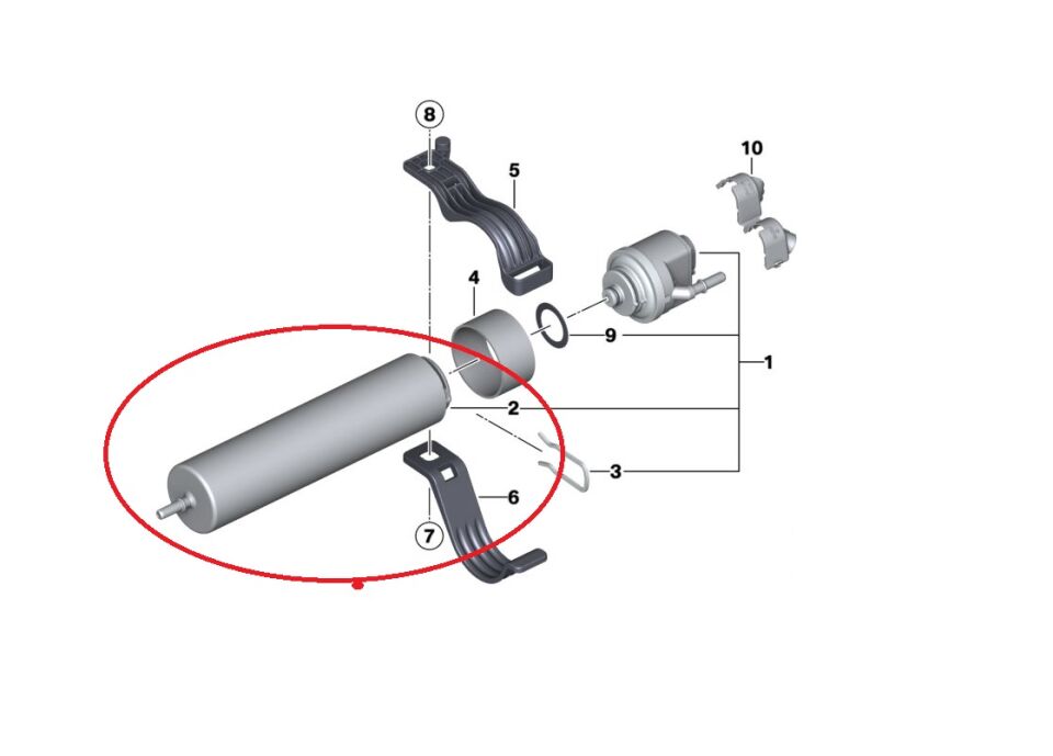 BMW 1-3 SERİSİ MAZOT FİLTRESİ F20.F30 MAHLE