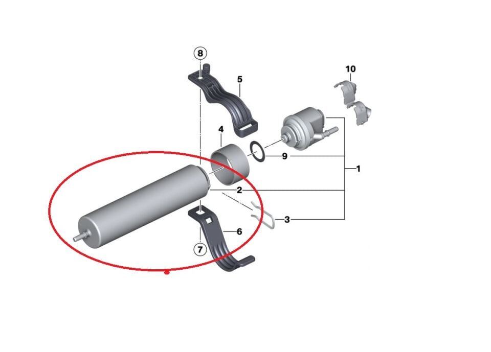 BMW 1-3 SERİSİ MAZOT FİLTRESİ F20.F30 MAHLE