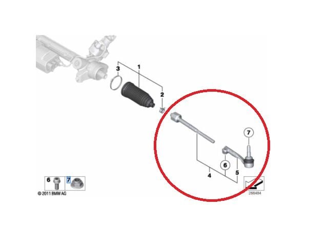 BMW 3 SERİSİ ROT KOLU L R E87.E90.E92 YAN SANAYİ