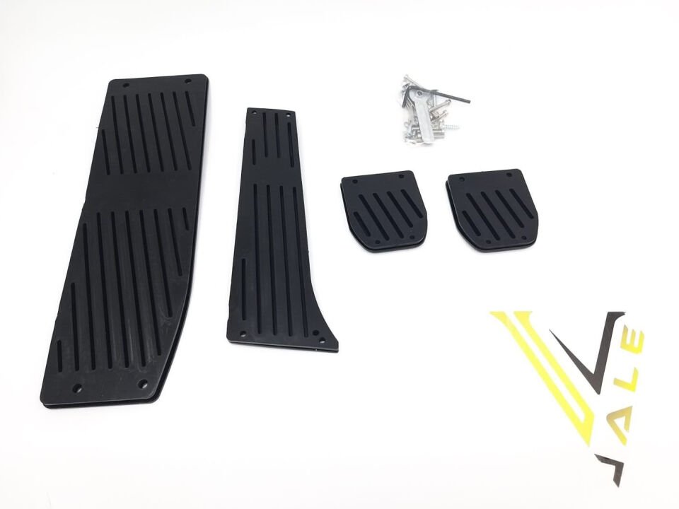 BMW 1-3 SERİSİ PEDAL SETİ - DÜZ VİTES - M LOGOLU - SİYAH E30.E34.E36.E39.E46.E87.E90. YAN SANAYİ