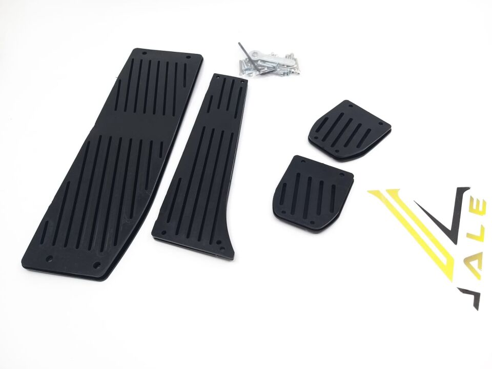 BMW 1-3 SERİSİ PEDAL SETİ - DÜZ VİTES - M LOGOLU - SİYAH E30.E34.E36.E39.E46.E87.E90. YAN SANAYİ