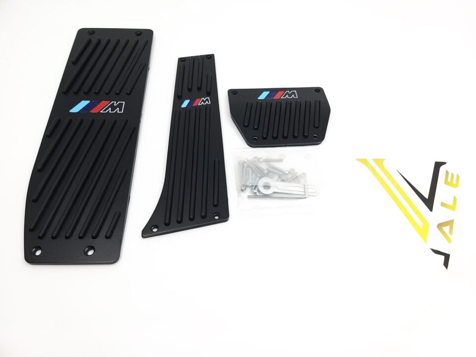 BMW 1-3 SERİSİ PEDAL SETİ - OTOMATİK VİTES - M LOGOLU - SİYAH E34.E36.E39..E60.E46.E87.E90 YAN SANAYİ