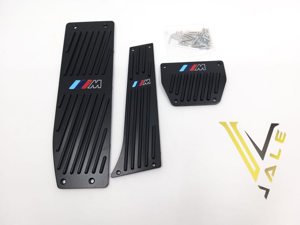 BMW 1-3 SERİSİ PEDAL SETİ - OTOMATİK VİTES - M LOGOLU - SİYAH E34.E36.E39..E60.E46.E87.E90 YAN SANAYİ