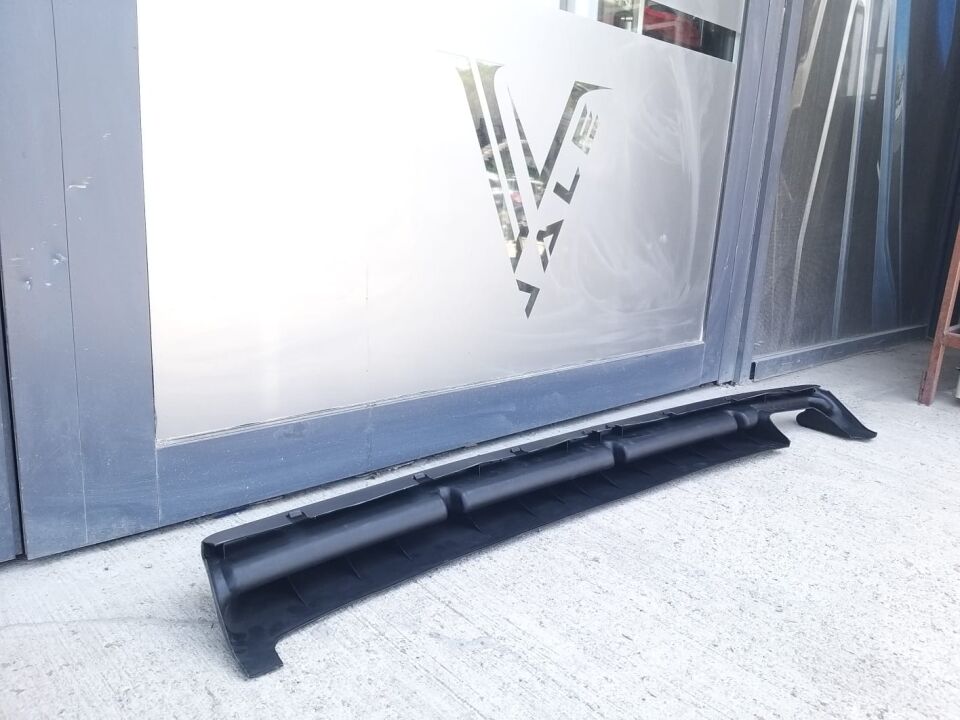 BMW 3 SERİSİ ARKA TAMPON ALT DİFÜZÖRÜ - M - TİPİ DÜZ TAMPON E36.TEK EKSOZ YAN SANAYİ