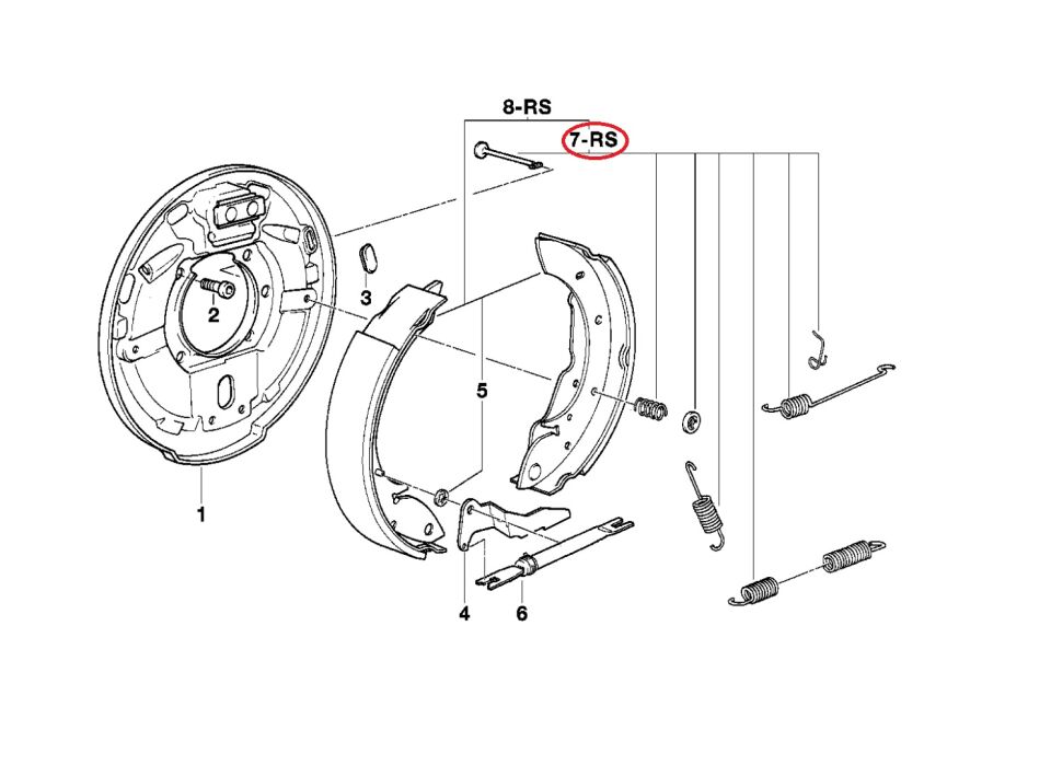 BMW 3 SERİSİ ARKA FREN KAMPANA YAY TAMİR TAKIMI E36 BOSCH