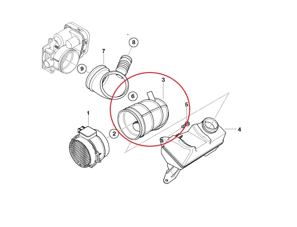 BMW 5 SERİSİ HAVA AKIŞ KÖRÜĞÜ E39.M52.M54 YAN SANAYİ
