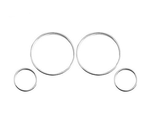 BMW 3 SERİSİ GÖSTERGE ÇERÇEVESİ - OFSETLİ - KROM - E30 YAN SANAYİ