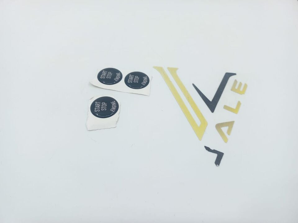 BMW 1-3 SERİSİ START STOP TUŞU - SİYAH - YAPIŞTIRMA E90.E60.E87.E92 YAN SANAYİ