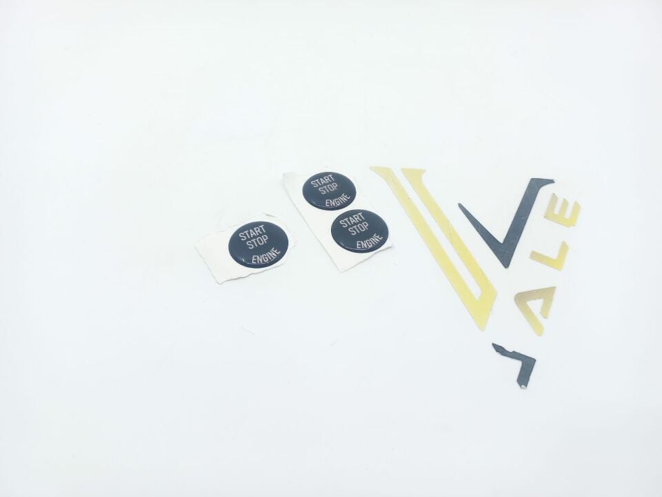 BMW 1-3 SERİSİ START STOP TUŞU - SİYAH - YAPIŞTIRMA E90.E60.E87.E92 YAN SANAYİ