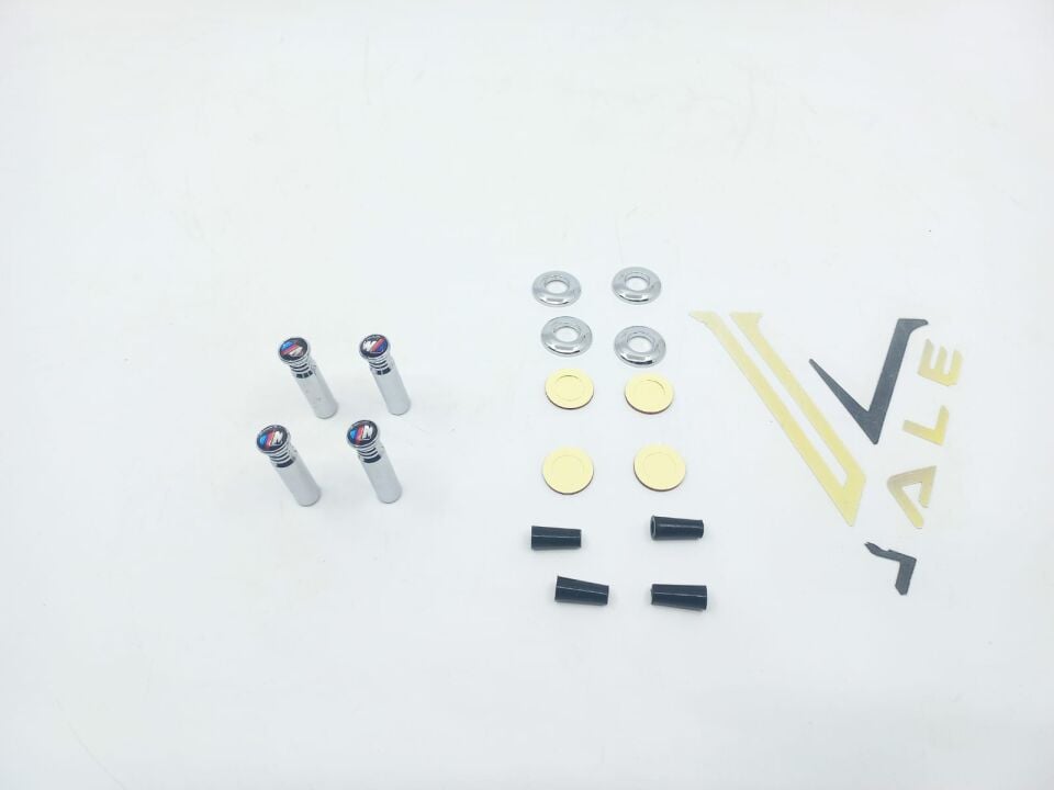 BMW 3-5 SERİSİ KAPI KİLİT PİMİ M LOGOLU - TAKIM - E30.E34.E36.E39.E46.E87.E90. YAN SANAYİ