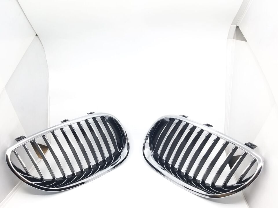 BMW 5 SERİSİ PANJUR BÖBREK TAKIMI -KROM- E60 YAN SANAYİ