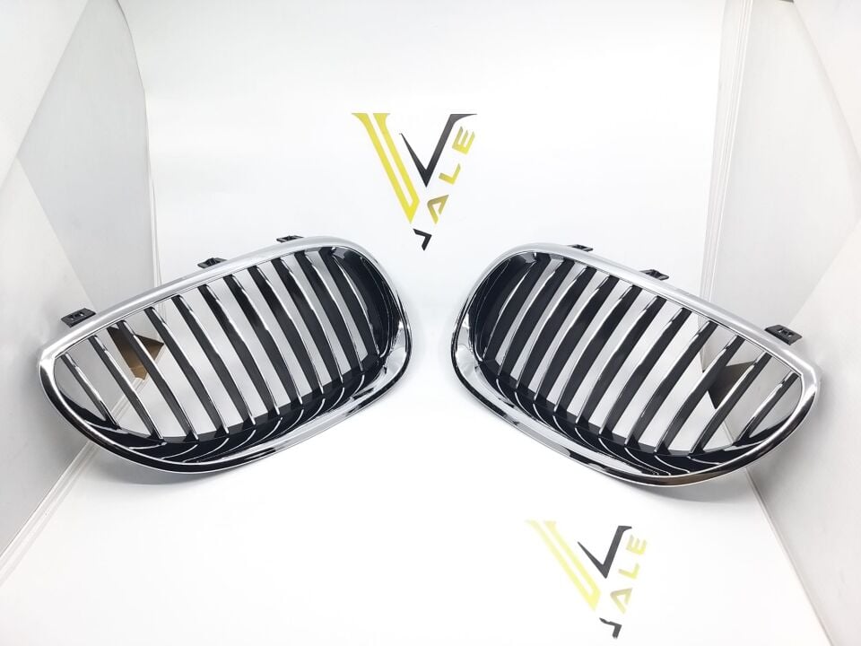 BMW 5 SERİSİ PANJUR BÖBREK TAKIMI -KROM- E60 YAN SANAYİ