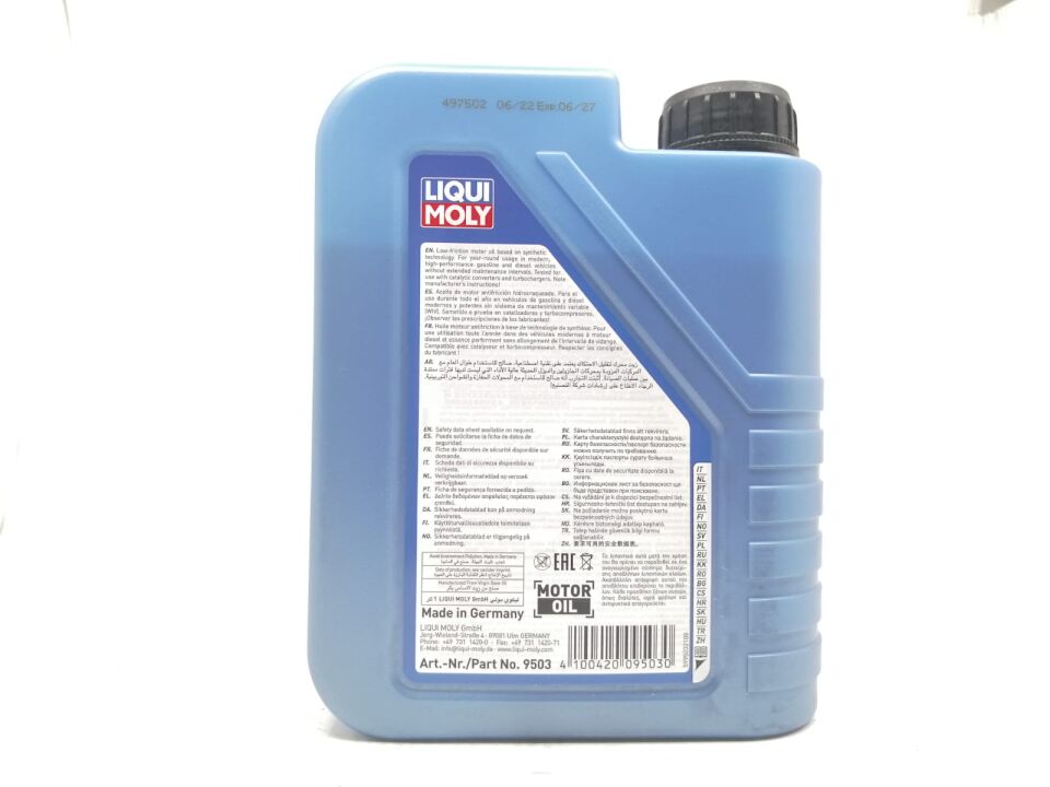 BMW MOTOR YAĞI 10/40 1 LİTRE TÜM ARAÇLAR LIQUIMOLY