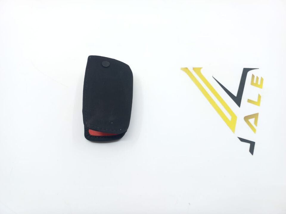 BMW 3-5 SERİSİ ANAHTARLIK = KIRMIZI DİKİŞ = ALACANTRA - M PERFORMANCE - F10.F20.F30.F32.F36 YAN SANAYİ