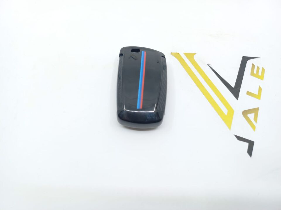 BMW 3-5 SERİSİ ANAHTARLIK KILIFI PLASTİK - M KARBON - ŞERİTLİ F10.F20.F30 YAN SANAYİ