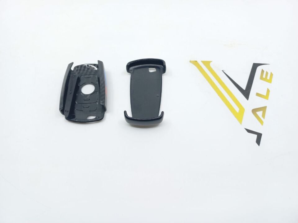 BMW 3-5 SERİSİ ANAHTARLIK KILIFI PLASTİK - M KARBON - ŞERİTLİ F10.F20.F30 YAN SANAYİ