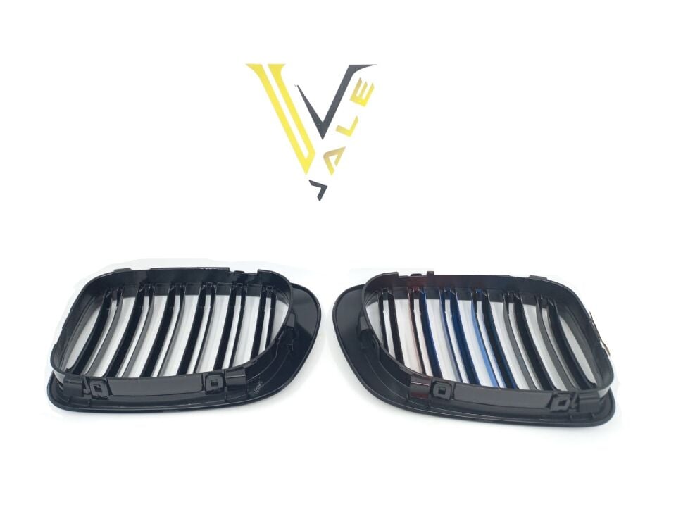 BMW 3 SERİSİ PANJUR SET - PARLAK SİYAH - ÇİFTLİ M RENKLİ E46/2.03/03< YAN SANAYİ