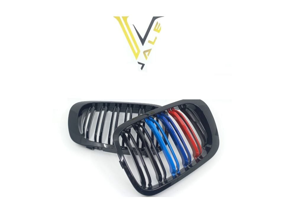 BMW 3 SERİSİ PANJUR SET - PARLAK SİYAH - ÇİFTLİ M RENKLİ E46/2.03/03< YAN SANAYİ