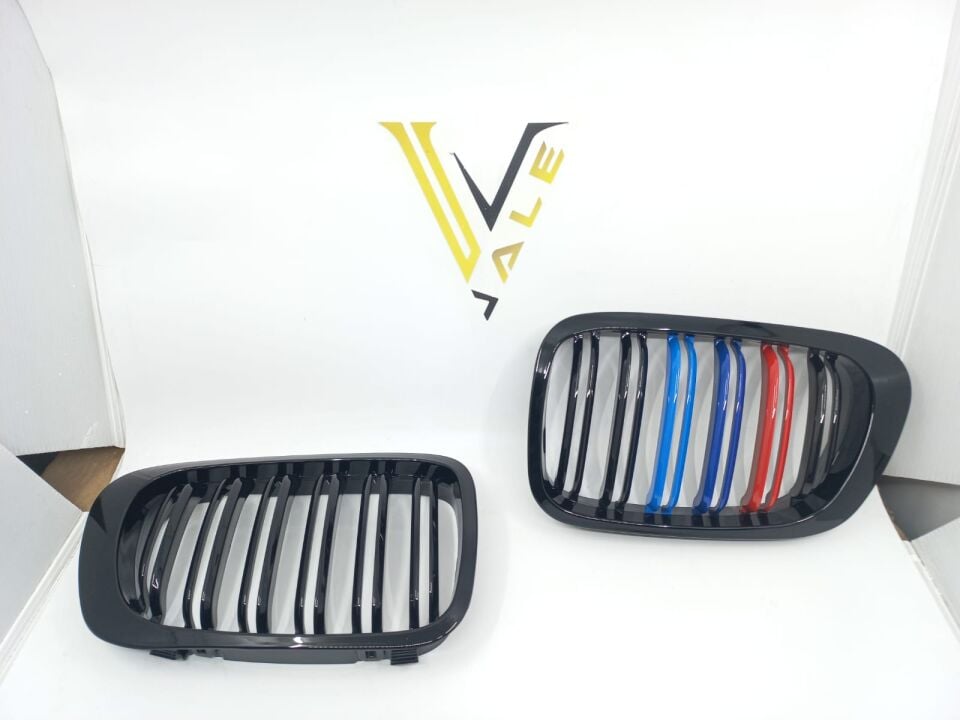 BMW 3 SERİSİ PANJUR SET - PARLAK SİYAH - ÇİFTLİ M RENKLİ E46/2.03/03< YAN SANAYİ