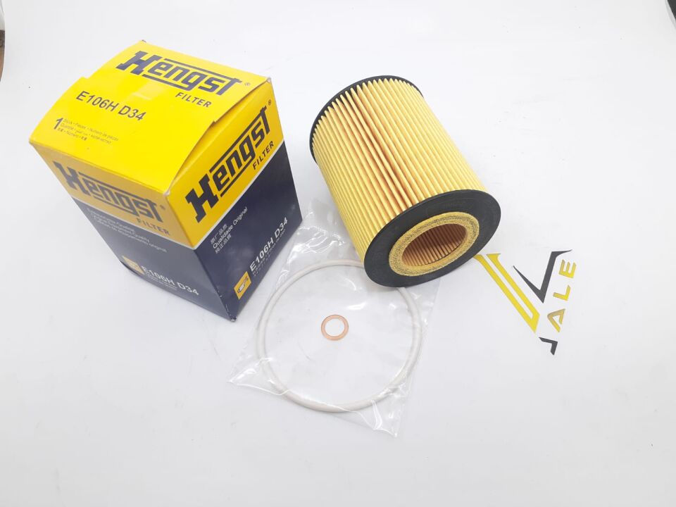 BMW 3-5 SERİSİ YAĞ FİLTRESİ E106HD34 E46.E60.M52.M54 HENGST