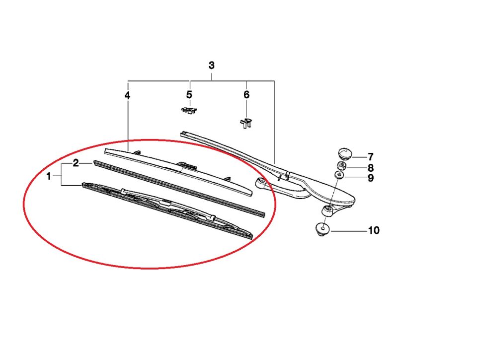 BMW 5 SERİSİ SİLECEK SÜPÜRGESİ TAKIMI E39 BOSCH
