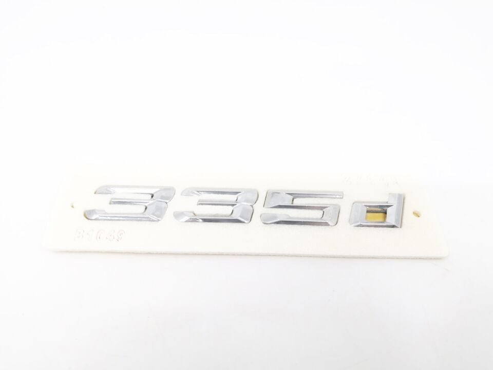 BMW 3 SERİSİ BAGAJ AMBLEM - 335D - YAZISI E46.E90.E92 YAN SANAYİ