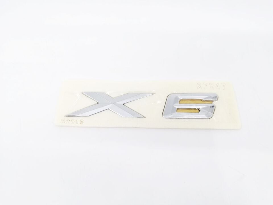 BMW X6 SERİSİ BAGAJ AMBLEM - X6 - YAZISI E71.E72 YAN SANAYİ