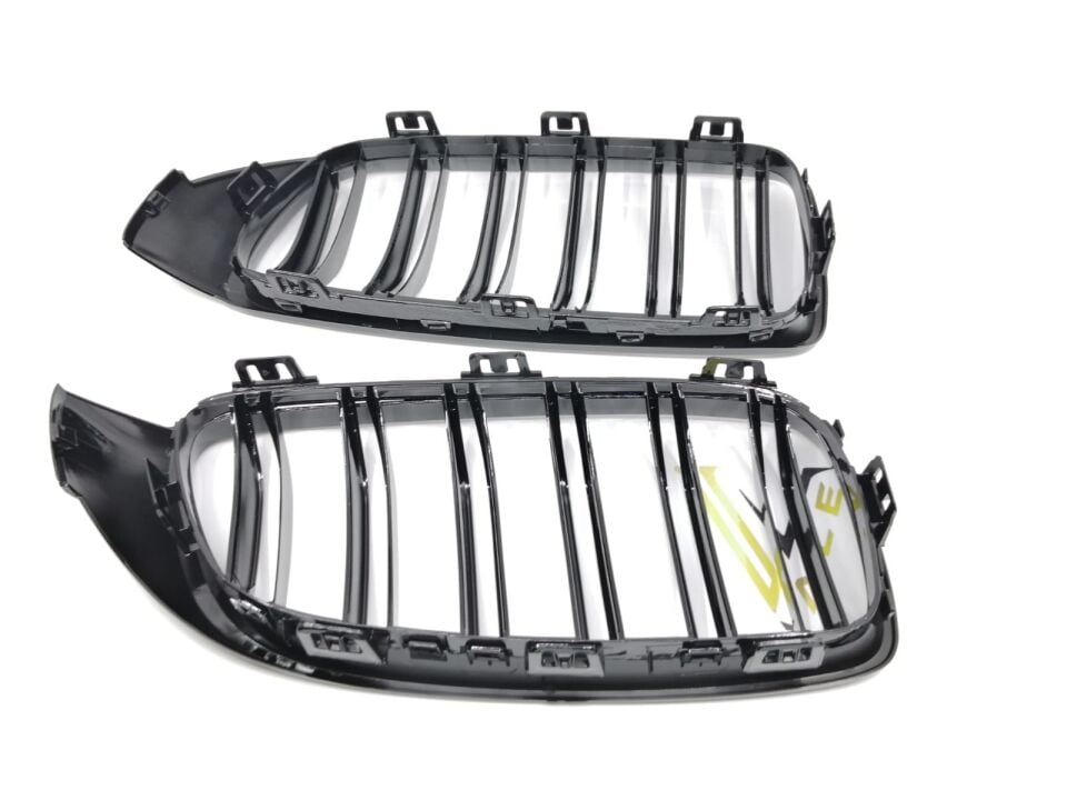 BMW 4 SERİSİ PANJUR TAKIM ÇİFTLİ  - PARLAK SİYAH - F32.F36 YAN SANAYİ