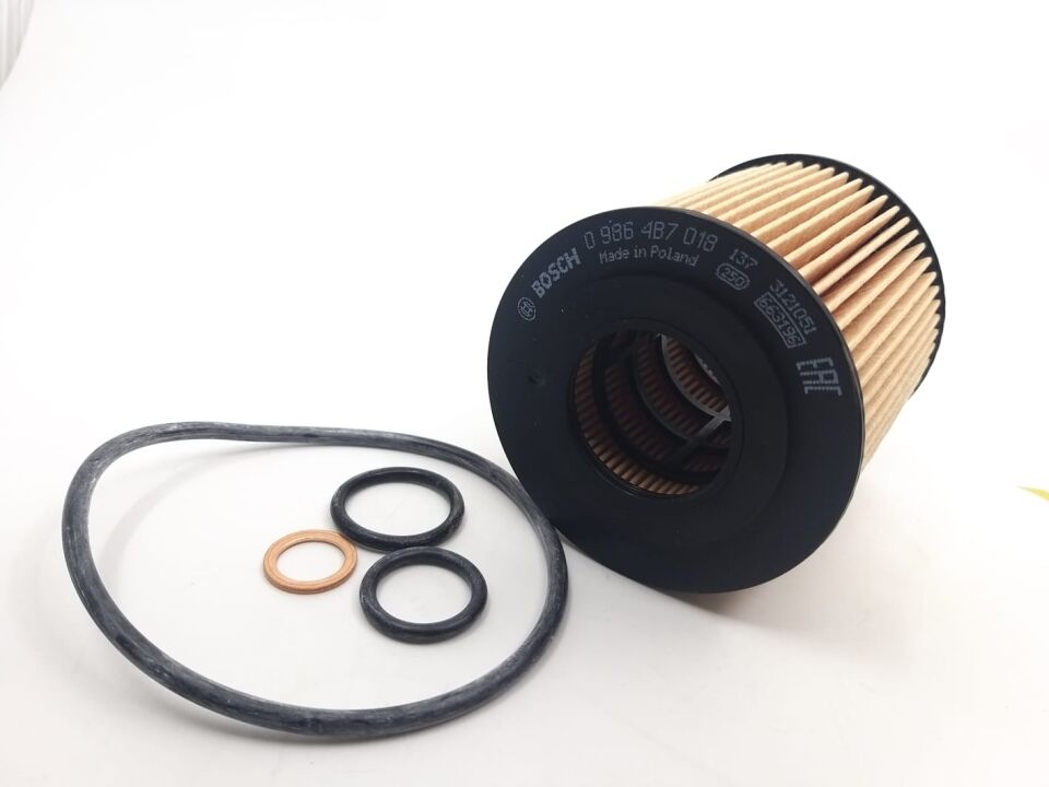 BMW 3-5 SERİSİ YAĞ FİLTRESİ E46.E90.E60.N40.N42.N45. BOSCH